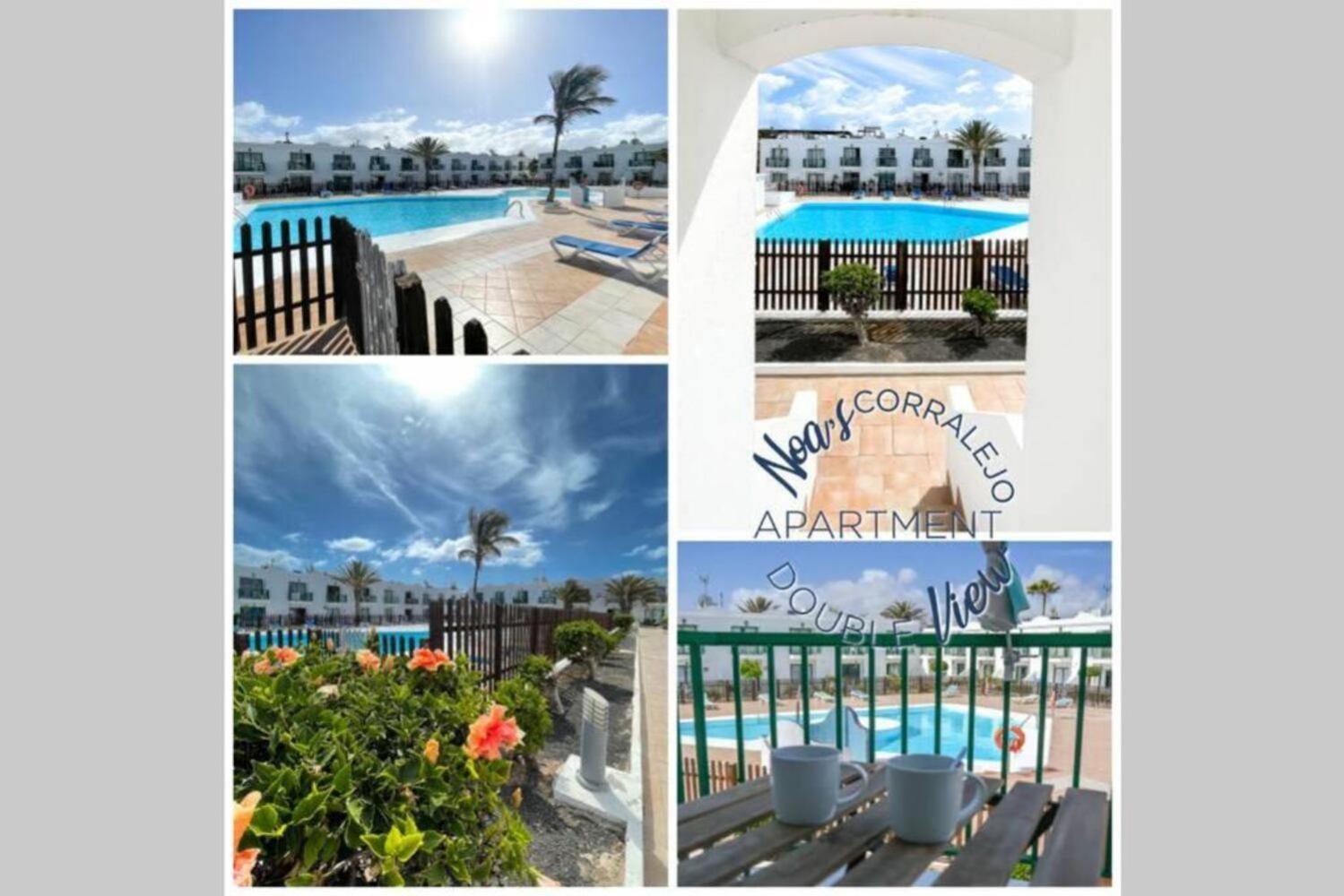 Sunny Noa'S Apartment Double Pool View- Wifi Fibra By Rentalfue Corralejo Exterior foto