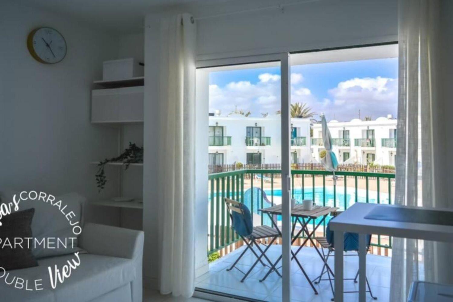 Sunny Noa'S Apartment Double Pool View- Wifi Fibra By Rentalfue Corralejo Exterior foto